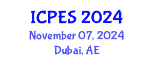 International Conference on Plant and Environmental Sciences (ICPES) November 07, 2024 - Dubai, United Arab Emirates