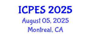 International Conference on Plant and Environmental Sciences (ICPES) August 05, 2025 - Montreal, Canada