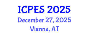 International Conference on Plant and Environmental Sciences (ICPES) December 27, 2025 - Vienna, Austria