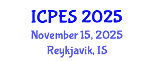 International Conference on Plant and Environmental Sciences (ICPES) November 15, 2025 - Reykjavik, Iceland