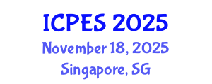 International Conference on Plant and Environmental Sciences (ICPES) November 18, 2025 - Singapore, Singapore
