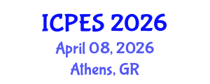 International Conference on Plant and Environmental Sciences (ICPES) April 08, 2026 - Athens, Greece