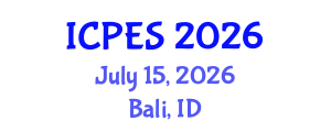 International Conference on Plant and Environmental Sciences (ICPES) July 15, 2026 - Bali, Indonesia