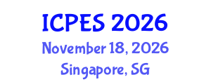 International Conference on Plant and Environmental Sciences (ICPES) November 18, 2026 - Singapore, Singapore