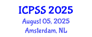 International Conference on Plant and Soil Science (ICPSS) August 05, 2025 - Amsterdam, Netherlands