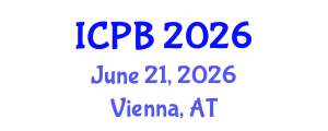 International Conference on Plant Biology (ICPB) June 21, 2026 - Vienna, Austria