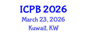 International Conference on Plant Biology (ICPB) March 23, 2026 - Kuwait, Kuwait International Conference on Plant Biology (ICPB) March 23, 2026 - Kuwait, Kuwait