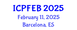 International Conference on Plant, Food and Environmental Biotechnology (ICPFEB) February 11, 2025 - Barcelona, Spain