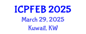 International Conference on Plant, Food and Environmental Biotechnology (ICPFEB) March 29, 2025 - Kuwait, Kuwait