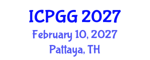 International Conference on Plant Genetics and Genomics (ICPGG) February 10, 2027 - Pattaya, Thailand International Conference on Plant Genetics and Genomics (ICPGG) February 10, 2027 - Pattaya, Thailand
