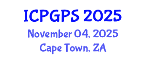 International Conference on Plant Genomics and Plant Sciences (ICPGPS) November 04, 2025 - Cape Town, South Africa