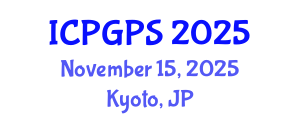 International Conference on Plant Genomics and Plant Sciences (ICPGPS) November 15, 2025 - Kyoto, Japan