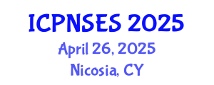 International Conference on Plant Nutrition, Soil and Environmental Science (ICPNSES) April 26, 2025 - Nicosia, Cyprus