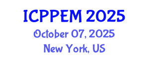International Conference on Plant Pathology and Environmental Microbiology (ICPPEM) October 07, 2025 - New York, United States