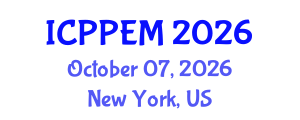 International Conference on Plant Pathology and Environmental Microbiology (ICPPEM) October 07, 2026 - New York, United States