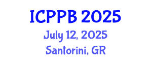 International Conference on Plant Physiology and Botany (ICPPB) July 12, 2025 - Santorini, Greece