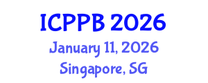 International Conference on Plant Physiology and Botany (ICPPB) January 11, 2026 - Singapore, Singapore