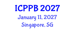 International Conference on Plant Physiology and Botany (ICPPB) January 11, 2027 - Singapore, Singapore International Conference on Plant Physiology and Botany (ICPPB) January 11, 2027 - Singapore, Singapore