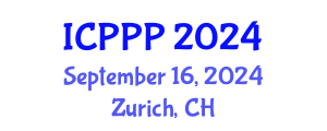 International Conference on Plant Physiology and Pathology (ICPPP) September 16, 2024 - Zurich, Switzerland