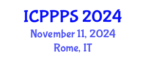 International Conference on Plant Physiology and Plant Science (ICPPPS) November 11, 2024 - Rome, Italy