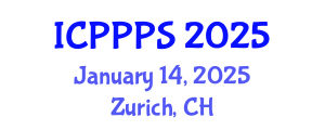 International Conference on Plant Physiology and Plant Science (ICPPPS) January 14, 2025 - Zurich, Switzerland