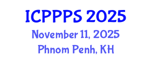 International Conference on Plant Physiology and Plant Science (ICPPPS) November 11, 2025 - Phnom Penh, Cambodia