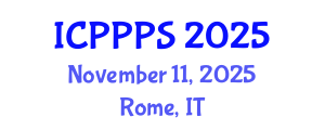 International Conference on Plant Physiology and Plant Science (ICPPPS) November 11, 2025 - Rome, Italy