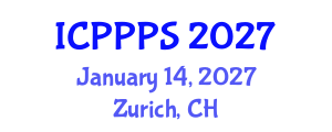 International Conference on Plant Physiology and Plant Science (ICPPPS) January 14, 2027 - Zurich, Switzerland International Conference on Plant Physiology and Plant Science (ICPPPS) January 14, 2027 - Zurich, Switzerland