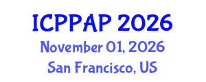 International Conference on Plant Protection and Agrochemical Products (ICPPAP) November 01, 2026 - San Francisco, United States