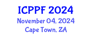 International Conference on Plant Protection and Fertilisers (ICPPF) November 04, 2024 - Cape Town, South Africa
