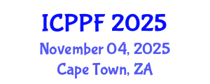 International Conference on Plant Protection and Fertilisers (ICPPF) November 04, 2025 - Cape Town, South Africa