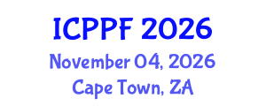 International Conference on Plant Protection and Fertilisers (ICPPF) November 04, 2026 - Cape Town, South Africa