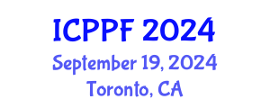 International Conference on Plant Protection and Fertilizers (ICPPF) September 19, 2024 - Toronto, Canada
