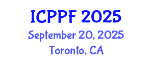 International Conference on Plant Protection and Fertilizers (ICPPF) September 20, 2025 - Toronto, Canada