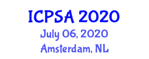 International Conference on Plant Science and Agriculture (ICPSA) July 06, 2020 - Amsterdam, Netherlands