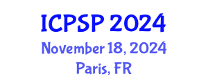International Conference on Plant Science and Physiology (ICPSP) November 18, 2024 - Paris, France