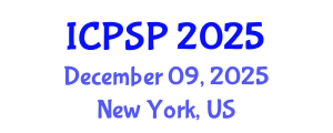 International Conference on Plant Science and Physiology (ICPSP) December 09, 2025 - New York, United States
