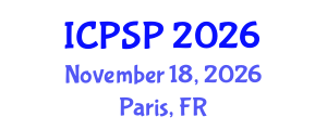 International Conference on Plant Science and Physiology (ICPSP) November 18, 2026 - Paris, France