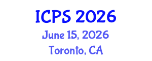 International Conference on Plant Sciences (ICPS) June 15, 2026 - Toronto, Canada International Conference on Plant Sciences (ICPS) June 15, 2026 - Toronto, Canada
