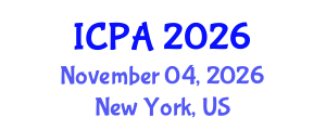 International Conference on Plants Agriculture (ICPA) November 04, 2026 - New York, United States International Conference on Plants Agriculture (ICPA) November 04, 2026 - New York, United States
