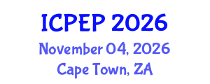 International Conference on Plants and Environmental Pollution (ICPEP) November 04, 2026 - Cape Town, South Africa