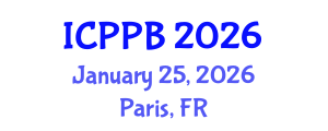 International Conference on Plants Physiology and Breeding (ICPPB) January 25, 2026 - Paris, France