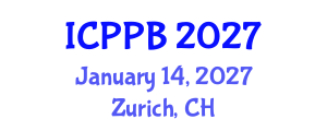 International Conference on Plants Physiology and Breeding (ICPPB) January 14, 2027 - Zurich, Switzerland