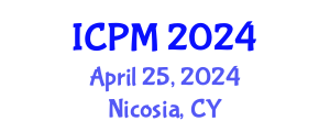 International Conference on Plasma Medicine (ICPM) April 25, 2024 - Nicosia, Cyprus