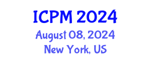 International Conference on Plasma Medicine (ICPM) August 08, 2024 - New York, United States