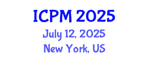 International Conference on Plasma Medicine (ICPM) July 12, 2025 - New York, United States