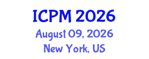 International Conference on Plasma Medicine (ICPM) August 09, 2026 - New York, United States