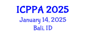 International Conference on Plasma Physics and Applications (ICPPA) January 14, 2025 - Bali, Indonesia