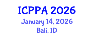 International Conference on Plasma Physics and Applications (ICPPA) January 14, 2026 - Bali, Indonesia