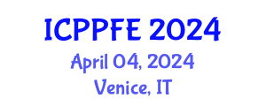 International Conference on Plasma Physics and Fusion Energy (ICPPFE) April 04, 2024 - Venice, Italy